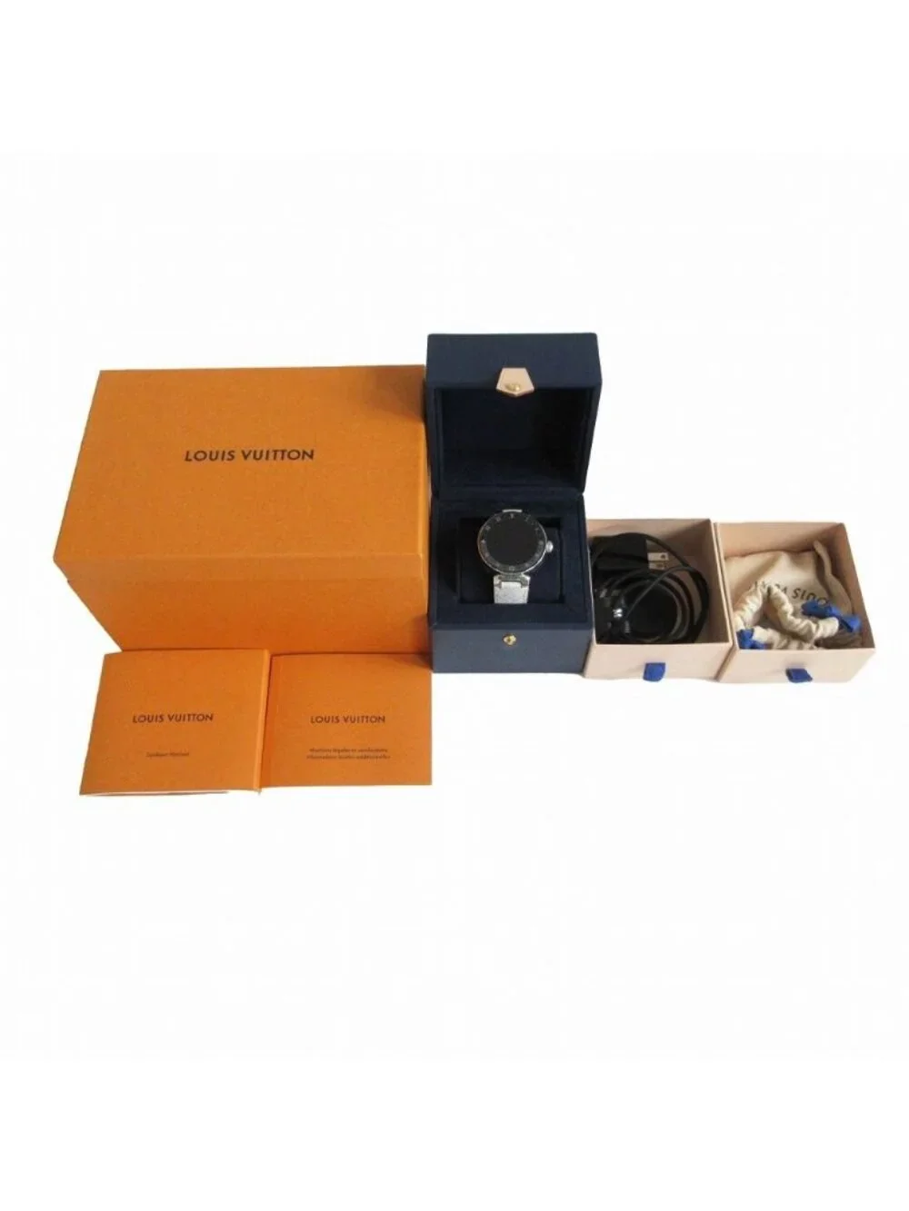 Louis Vuitton Watch Tambour Horizon Smart Quartz Monogram White